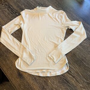 Lululemon Women's  Seamless Mock Turtleneck Size 2 Athletic Long Sleeve